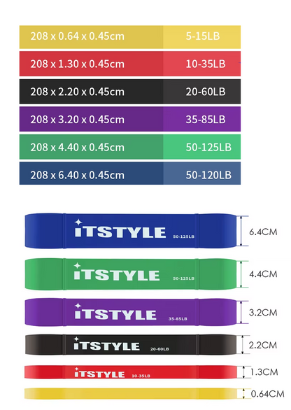 Resistance Bands Pro – 8 Niveles de Potencia  (208cm)